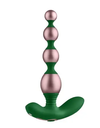 Bougie Beads Anodized Aluminum Anal Beads - Rose Gold