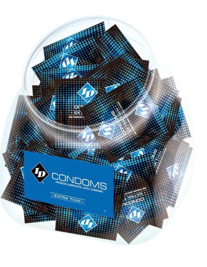 Extra Thin Condom Jar - 144 Pc