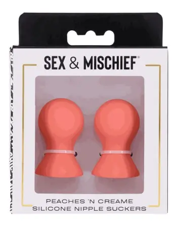 Peaches 'N Creame Silicone Nipple Suckers - Peach