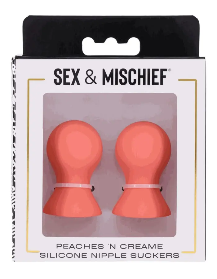 Peaches 'N Creame Silicone Nipple Suckers - Peach
