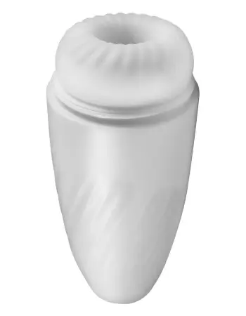 Magic Vibrating and Talking Masturbator - White