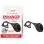 Enhancer Textured Cock Strap and Ball Stretcher - Black