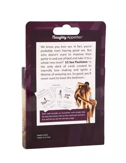 53 Sex Positions Card Game