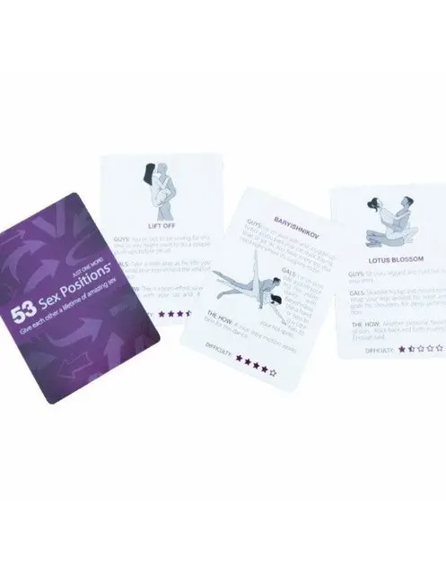 53 Sex Positions Card Game