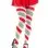 Lane Holiday Ribbon Striped Tights - Green/red - Os