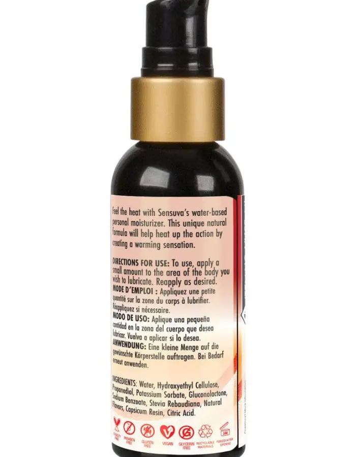 Heat Wave Natural Water-Based Warming Lubricant 2oz