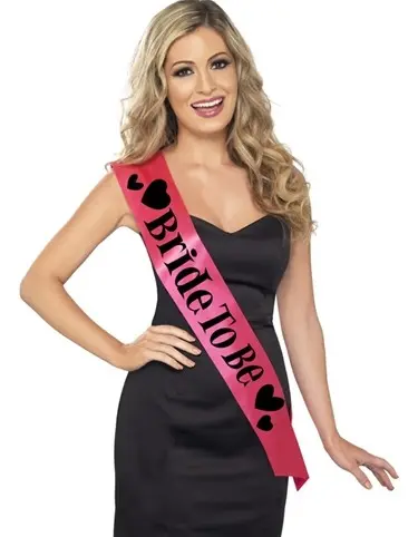 Bride to Be Sash - Pink