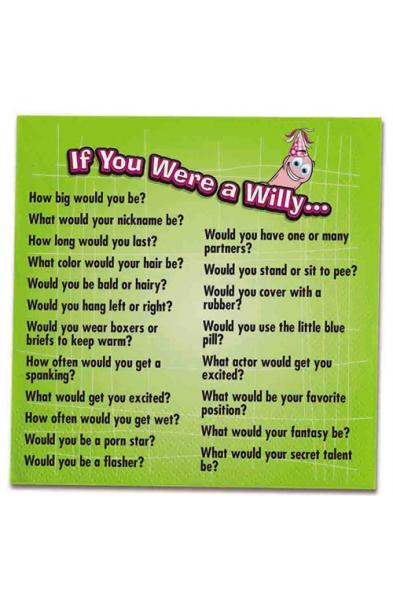 Wild Willys Party Napkins - 10 Count