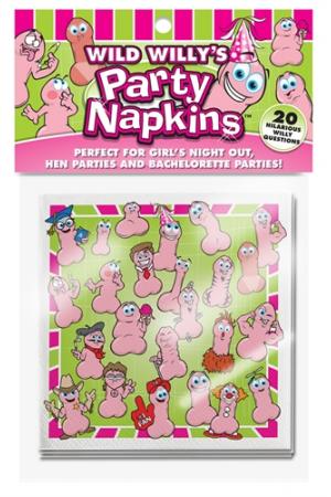 Wild Willys Party Napkins - 10 Count