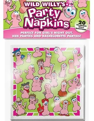 Wild Willys Party Napkins - 10 Count