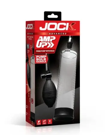 Amp Up Penis Pump With Bulb - Clear