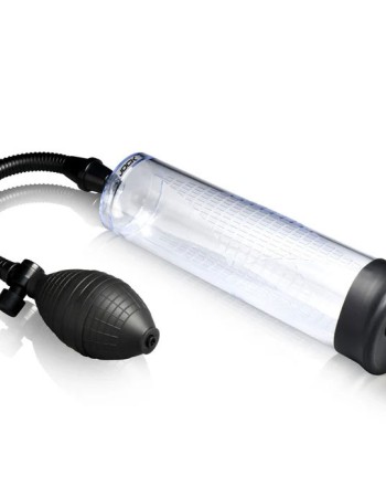 Amp Up Penis Pump With Bulb - Clear