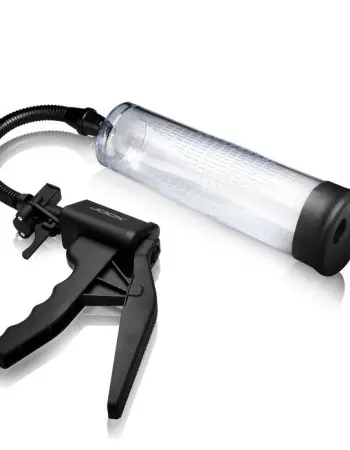 Amp Up Penis Pump With Trigger Handle - Clear