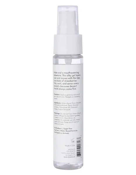 Blow Me Strawberry Oral Sex Gel - 2oz
