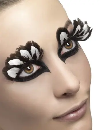 Feather Eyelashes - Brown