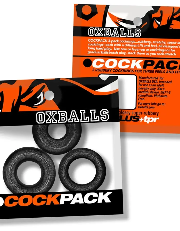 Cockpack Multi Design 3 Pack - Black Mica