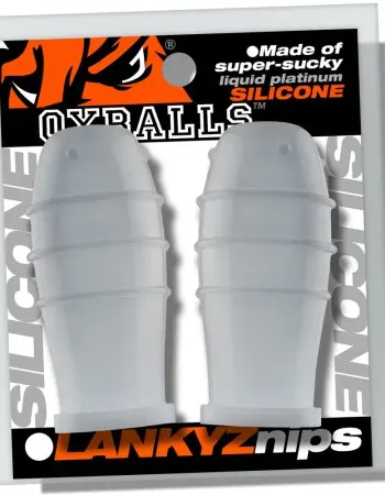 Lankyz Silicone Nipsuckers - Clear Silicone