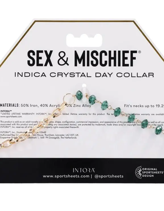 Indica Crystal Day Collar - Green