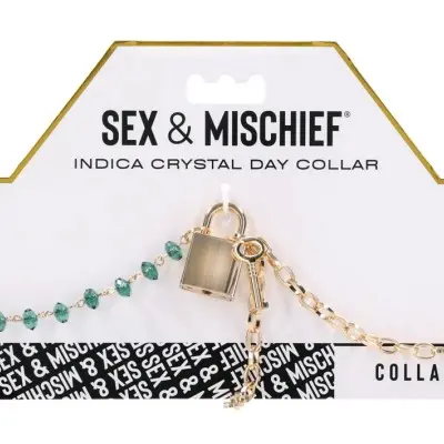 Indica Crystal Day Collar - Green
