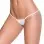 Hip Hugging Clip Y-Back Thong - Medium/large - White