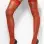 Sheer Shine Hold-Ups - Red
