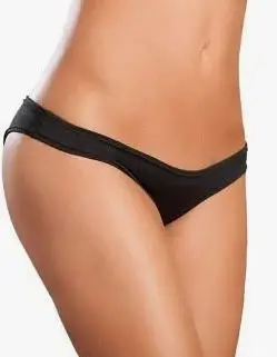 Flattering Mini Srunchy Panty - Small/medium - Black