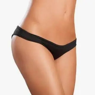 Flattering Mini Srunchy Panty - Small/medium - Black