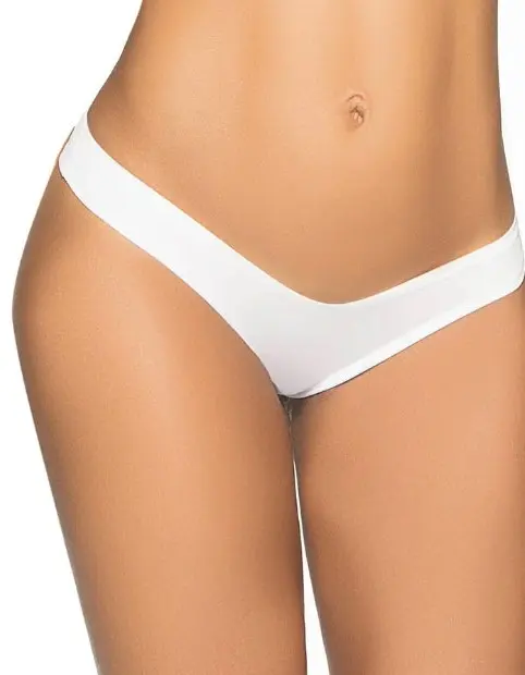 Flattering Mini Srunchy Panty - Medium/large - White