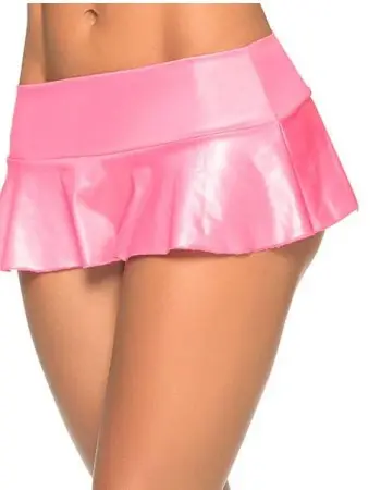 Wet Ruffle Skirt - Small/medium - Wet Pink
