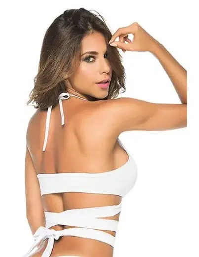 Wrap Around Top Medium/large - White