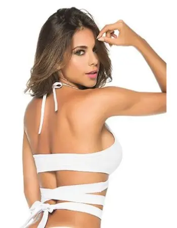 Wrap Around Top - Small/medium - White