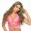 Wet Wrap Around Top - Medium/large - Wet Pink