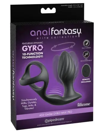 Anal Ass-Gasm Gyro-Milk Pro - Black