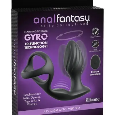 Anal Ass-Gasm Gyro-Milk Pro - Black