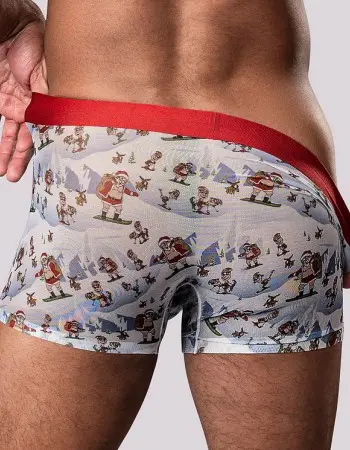 Christmas Trunks Seamless Sheer Short - Small