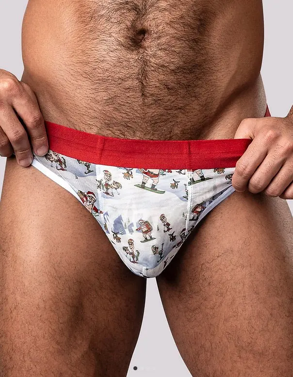 Christmas Thong Sheer Thong - Small/medium