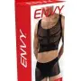 Fishnet Armor 2 Piece Set - Os - Black