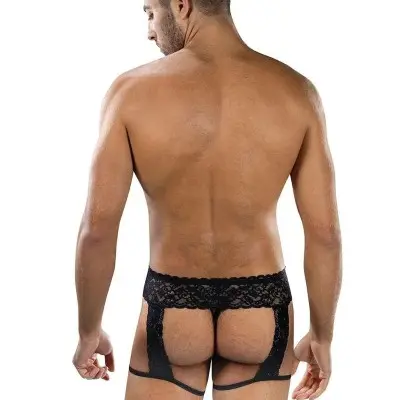 Midnight Stride Garters - Os - Black