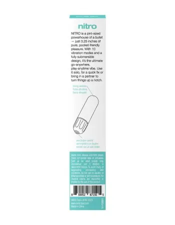 Nitro Rechargeable Bullet - Turquoise