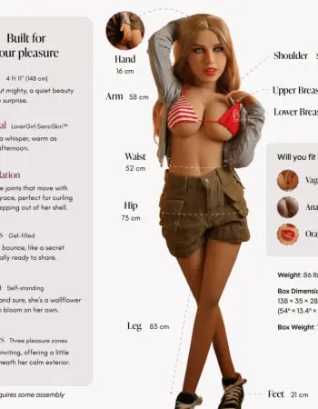Doll Emma Vanilla 4ft 11"