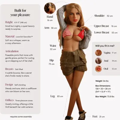 Doll Emma Vanilla 4ft 11"
