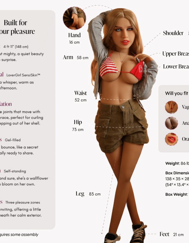 Doll Emma Vanilla 4ft 11"