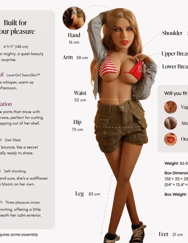 Doll Emma Vanilla 4ft 11"