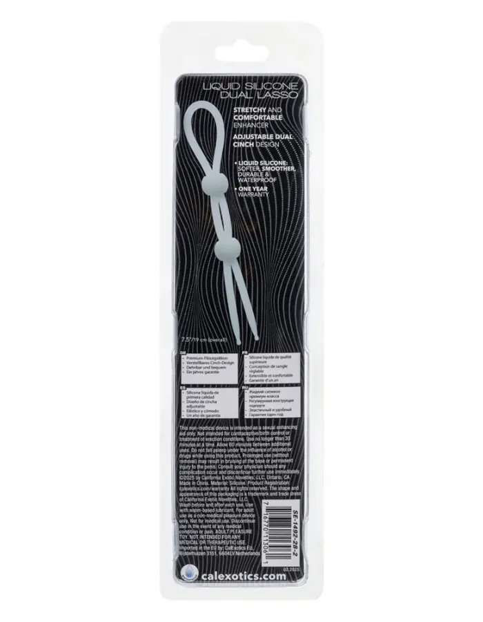 Alpha Liquid Silicone Dual Lasso - Natural