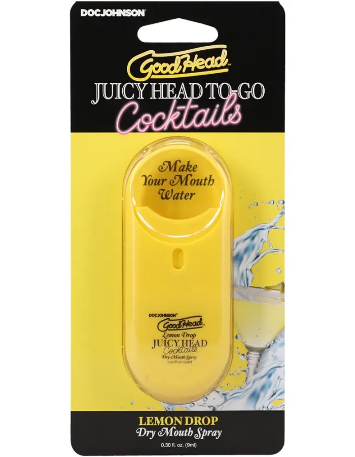 Goodhead Juicy Head Cocktails Dry Mouth Spray to-Go - Lemon Drop