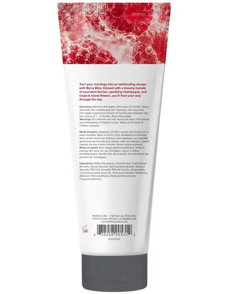 Coochy Shave Cream Berry Bliss 7.2 Fl Oz