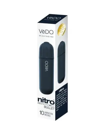 Nitro Rechargeable Bullet - Black