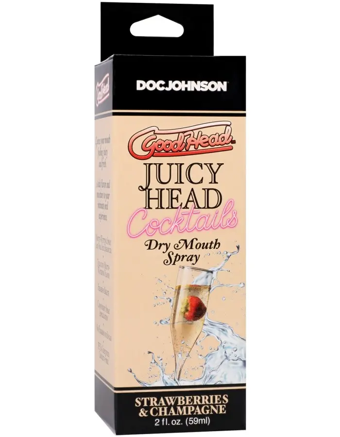 Goodhead - Juicy Head - Cocktails Dry Mouth Spray Strawberries/champagne - 2oz