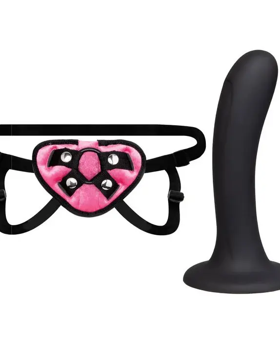 Lux Fetish Strap on and 6" Dildo Set