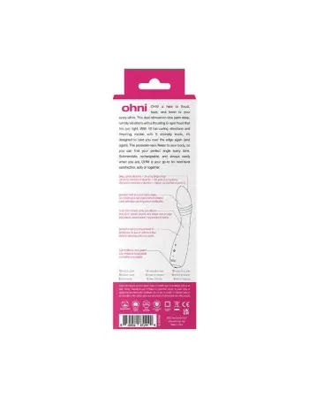 Ohni Rechargeable G-Spot Thrusting Vibe Pink